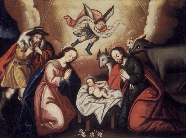 French school Nativity oil painting image